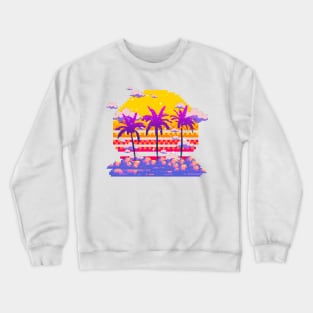 Summer Sun set Crewneck Sweatshirt